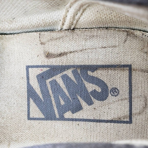 VANS | Neutral Gray Canvas Low Top Classic Street Skateboard Sneakers Womens 7.5 - Picture 10 of 11